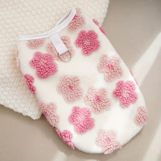 Floral Aura Pink Vest