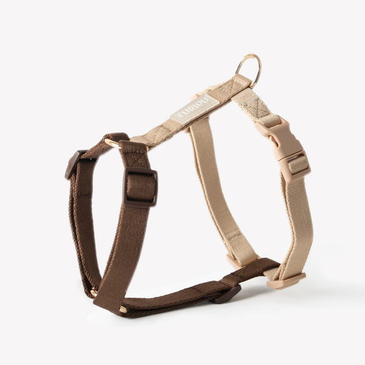 Brown and Tan Dog Harness