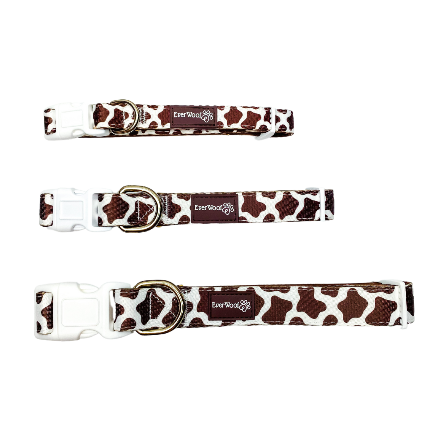 Chocolate Cow Collar