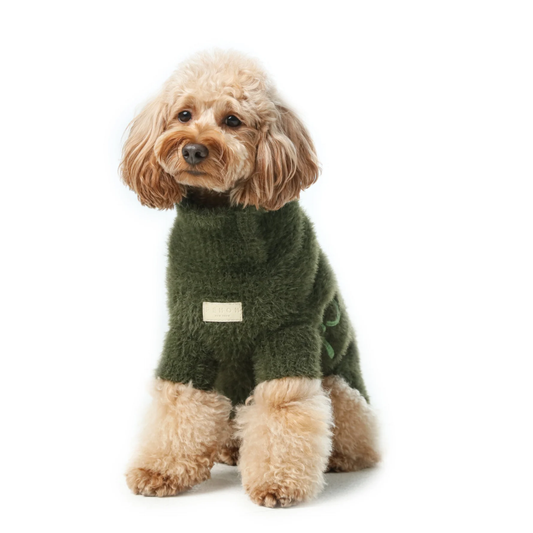 Eskimo Fuzzy Sweater Green
