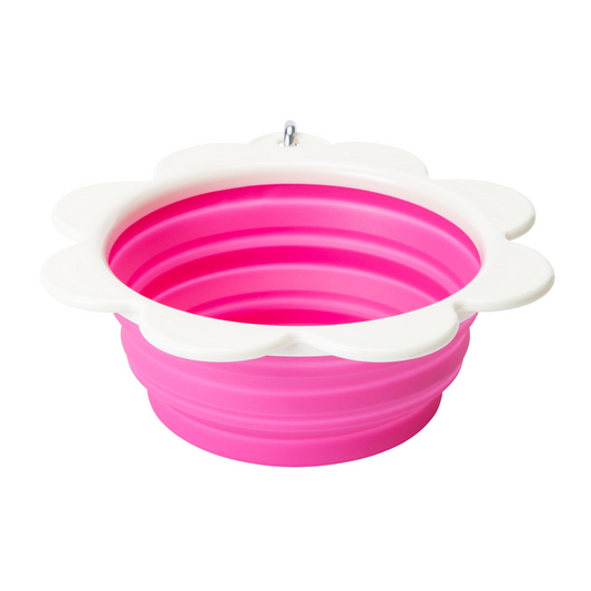 Dog Travel Bowl Flower