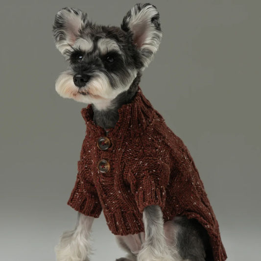 Glacier Pet Sweater Burgundy