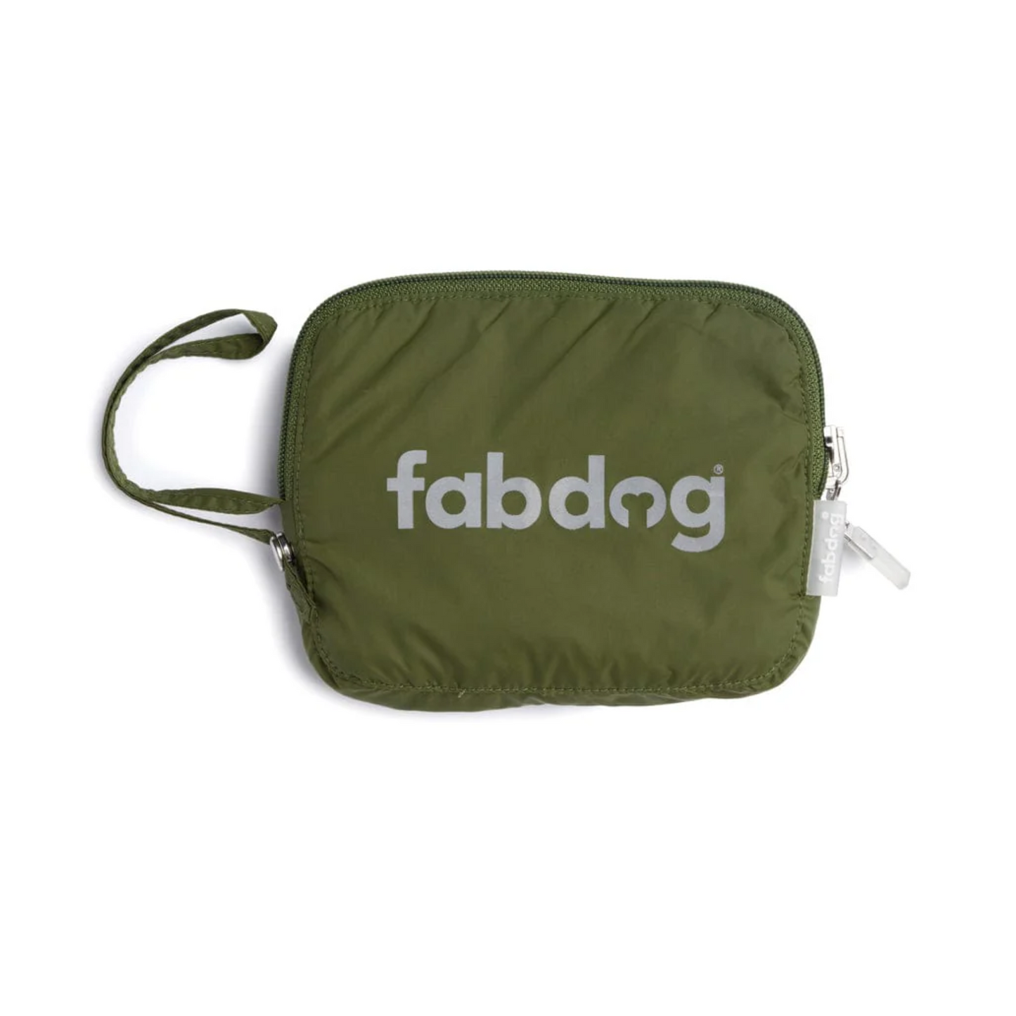 Dog Raincoat Olive Green