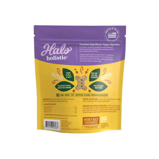 Plant-Based Dog Treats with Peanut Butter & Banana