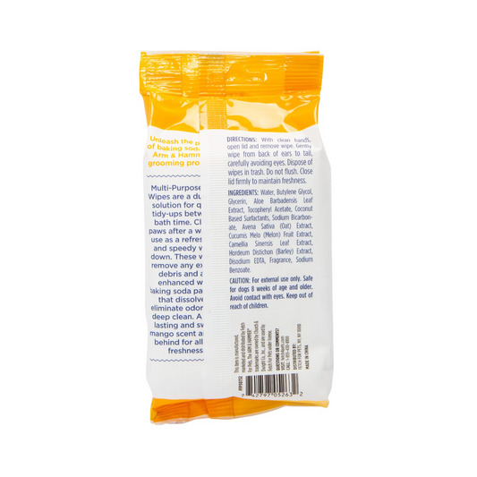 Multi Purpose Pet Wipes Tropical Mango