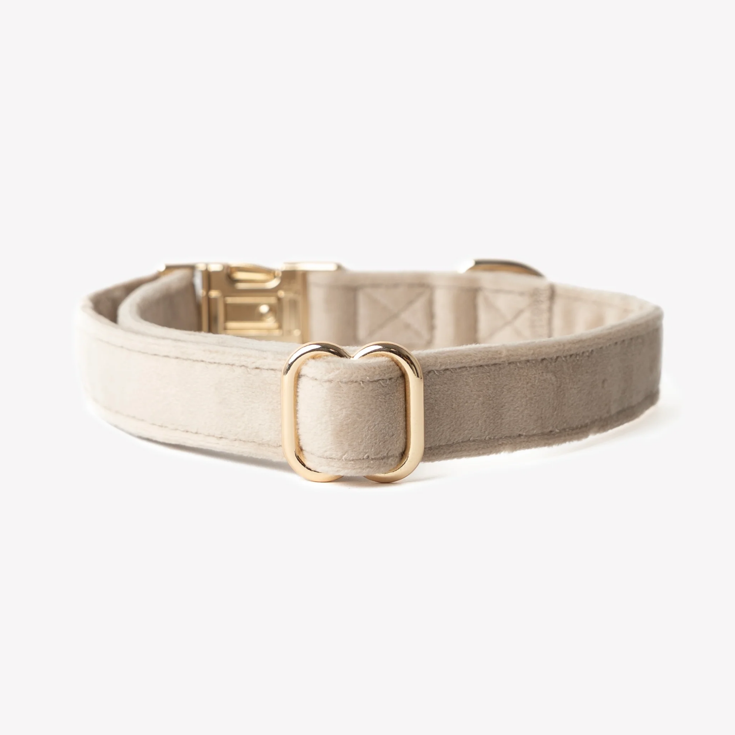Sand Velvet Dog Collar