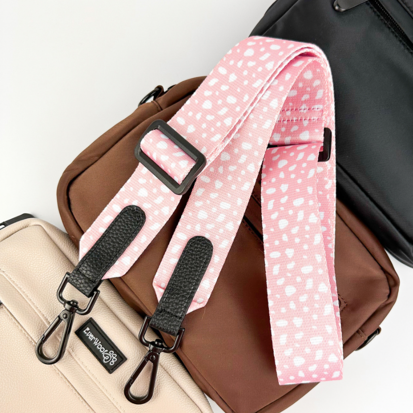 Walkie Bag Strap Pink Confetti