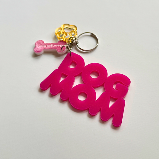 Dog Mom Keychains