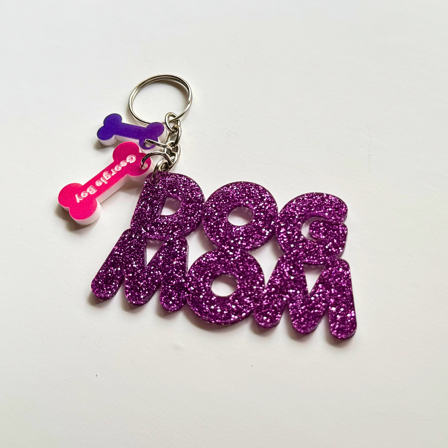 Dog Mom Keychains