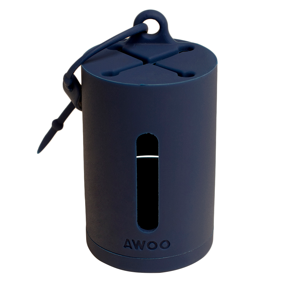 Blue AwPoo Bag Holder