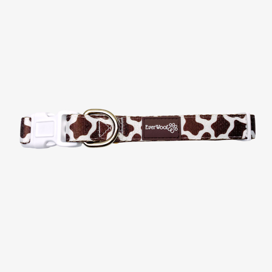 Chocolate Cow Collar