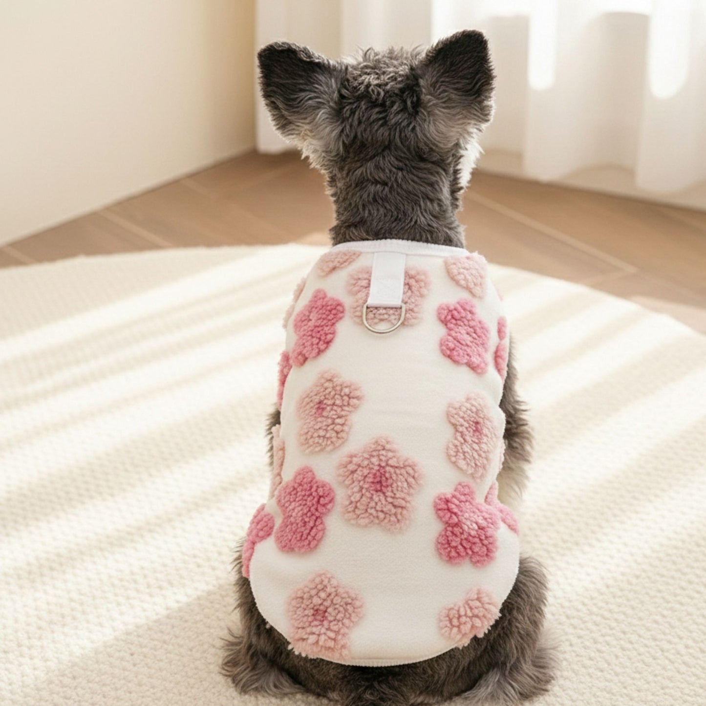 Floral Aura Pink Vest