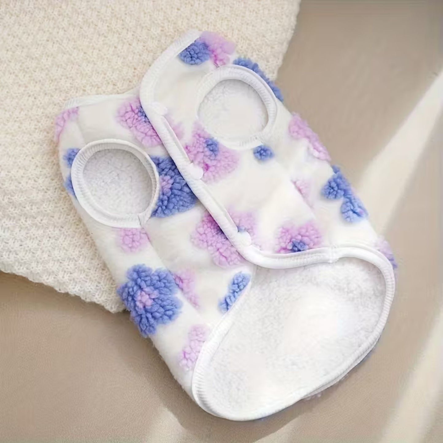 Floral Aura Violet Vest