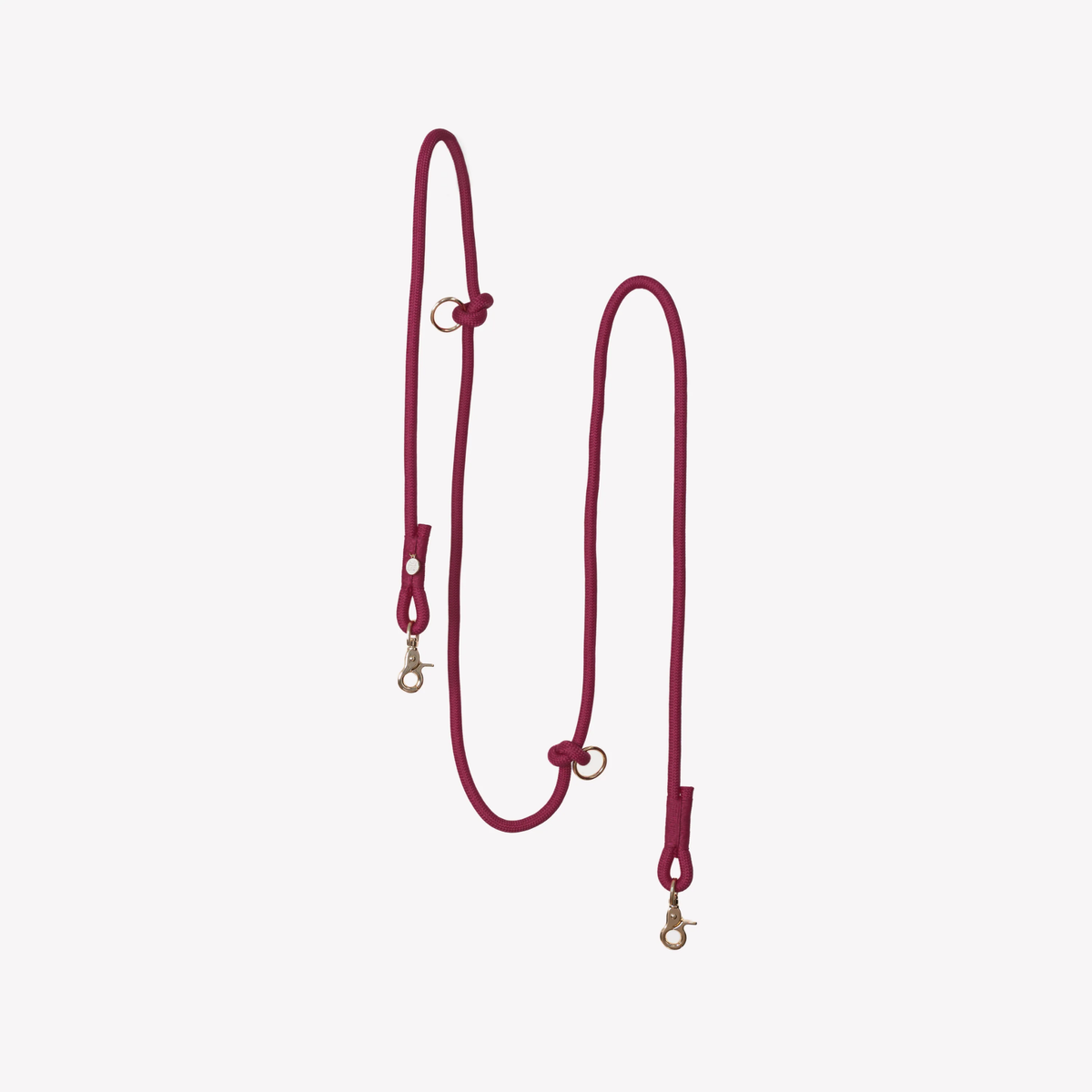 Bordeaux Hands Free Braided Leash