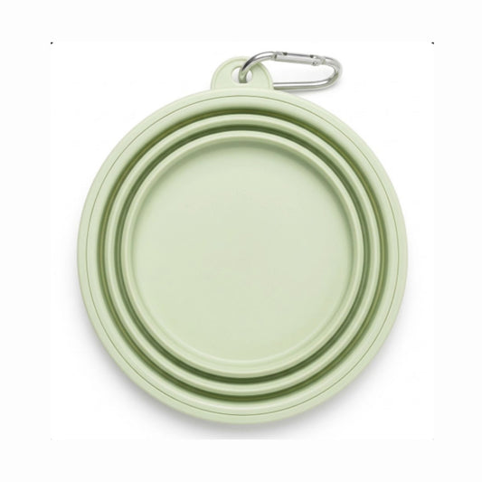 Collapsible Dog Bowl Pastel Green
