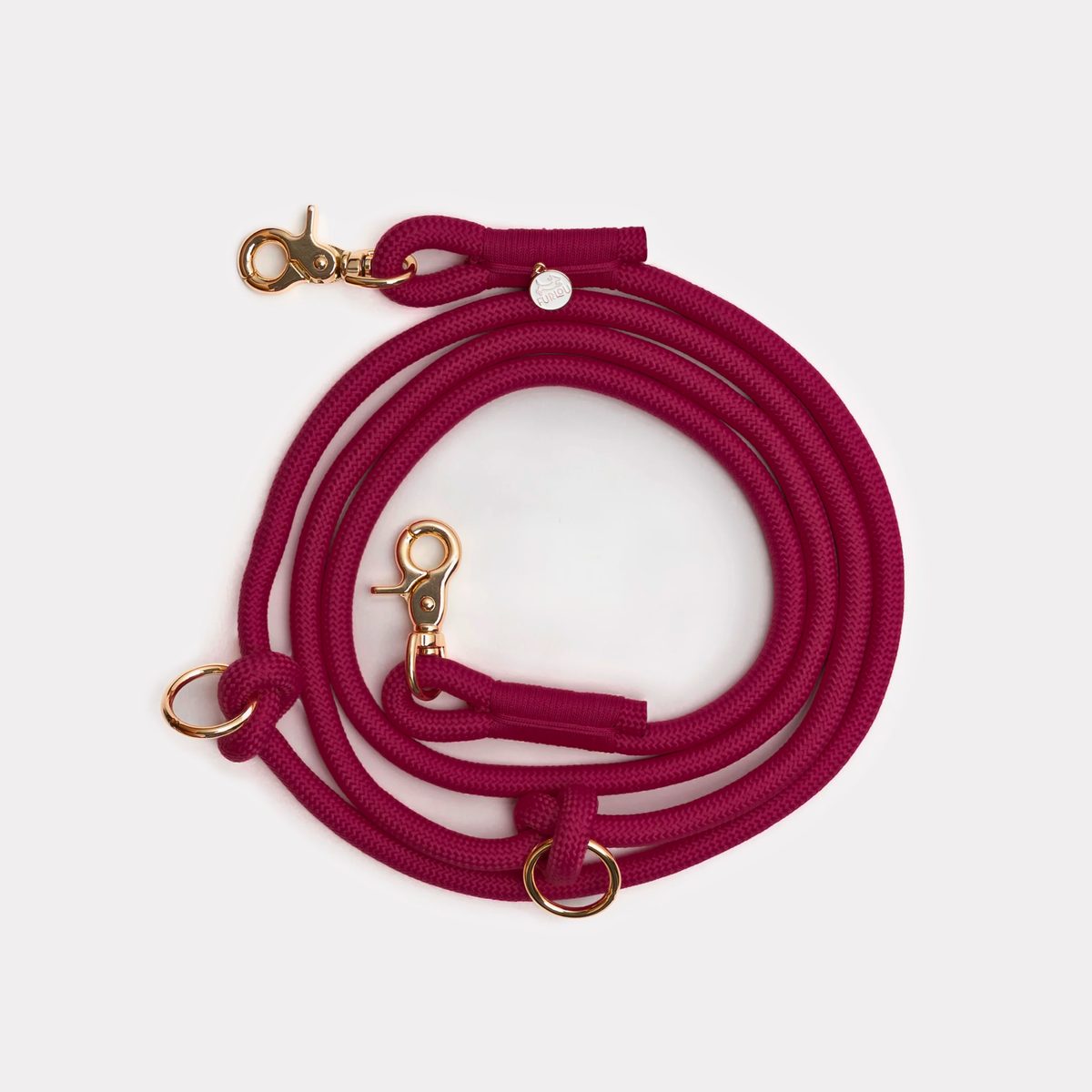 Bordeaux Hands Free Braided Leash