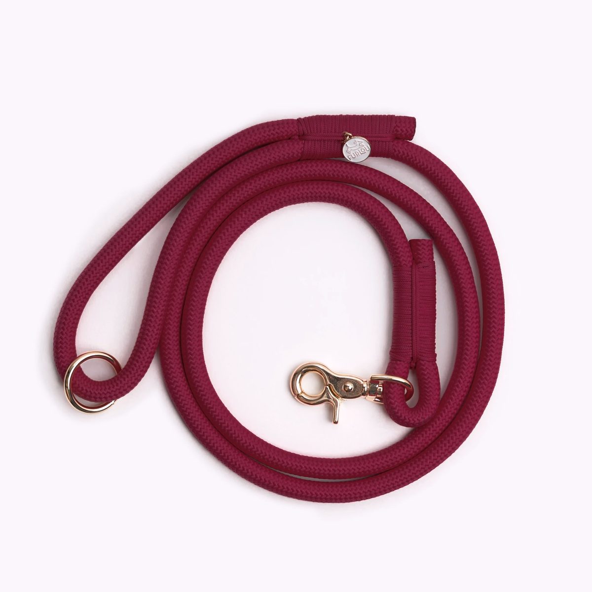 Bordeaux Braided Rope Leash