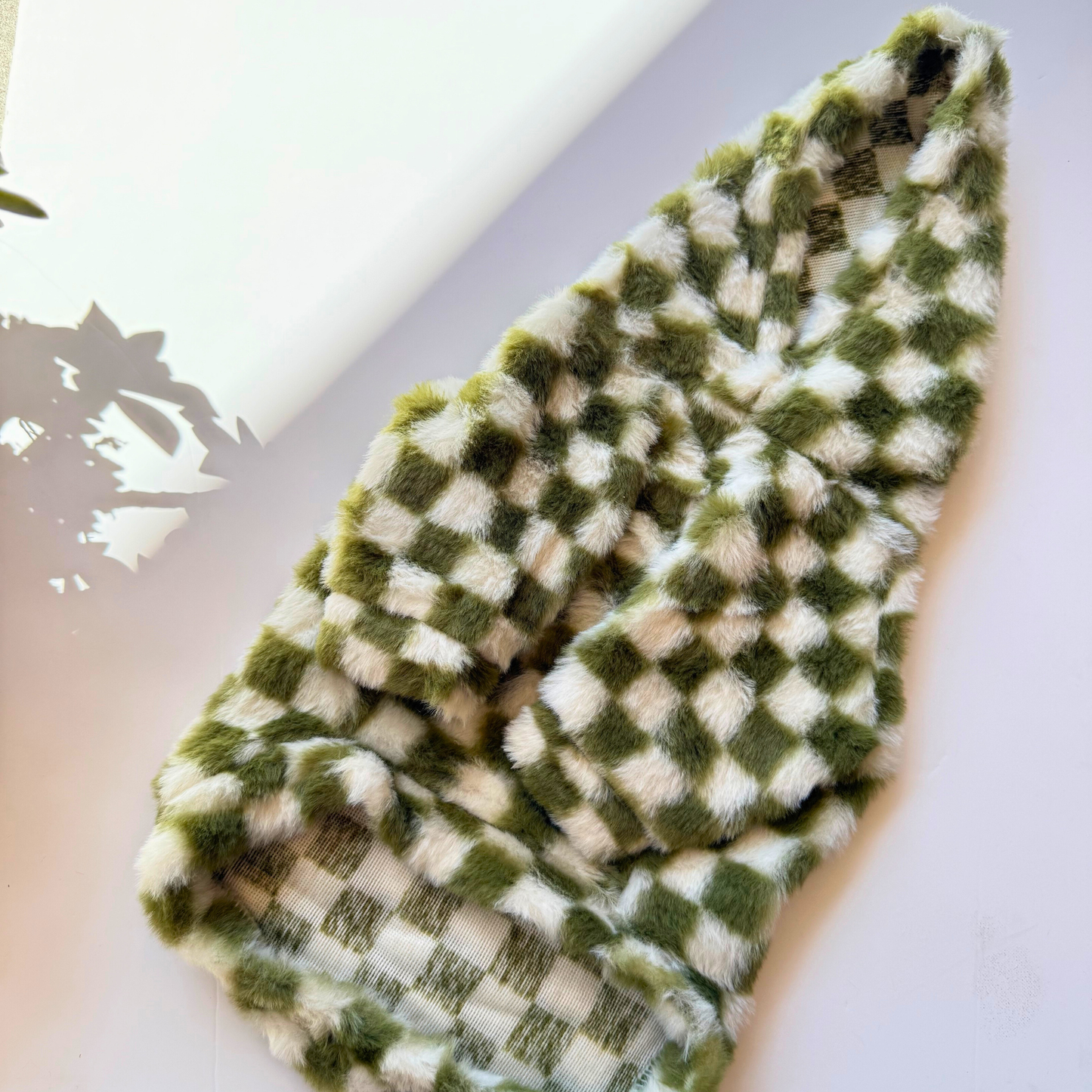 Green Checkers Sweater