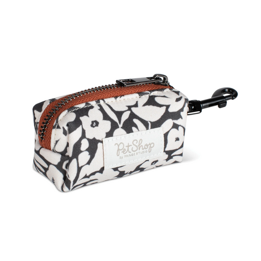 Charcoal Floral Waste Bag Holder