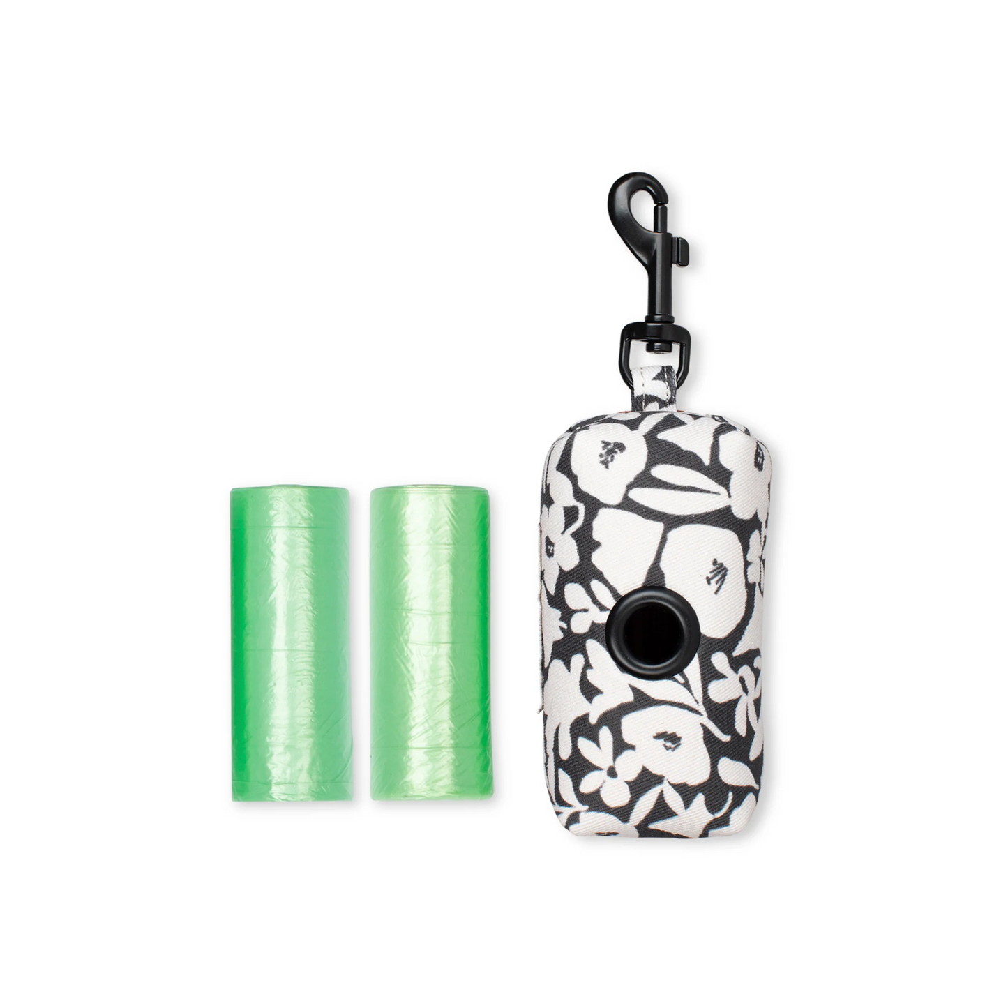Charcoal Floral Waste Bag Holder