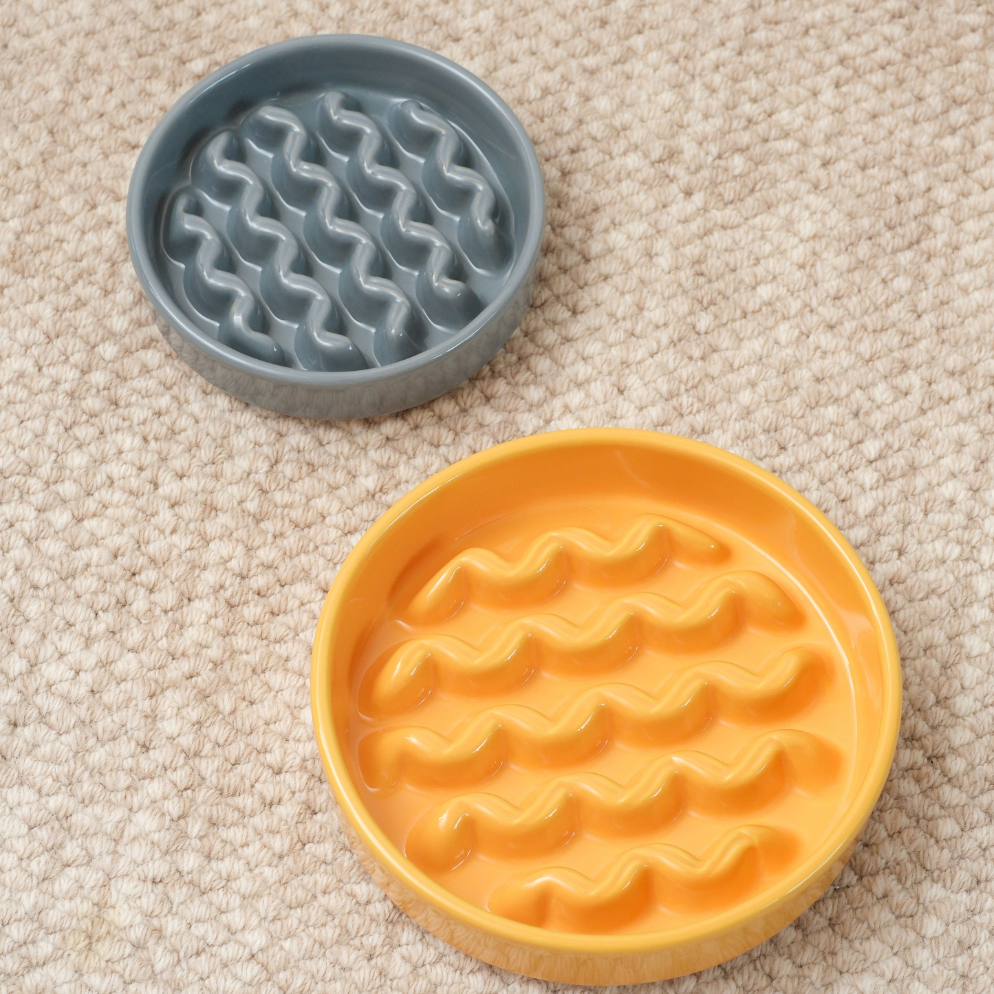 Macroni Line Slow Bowl Blue