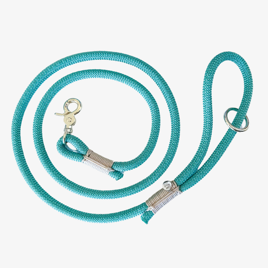 Aquamarine Rope Leash