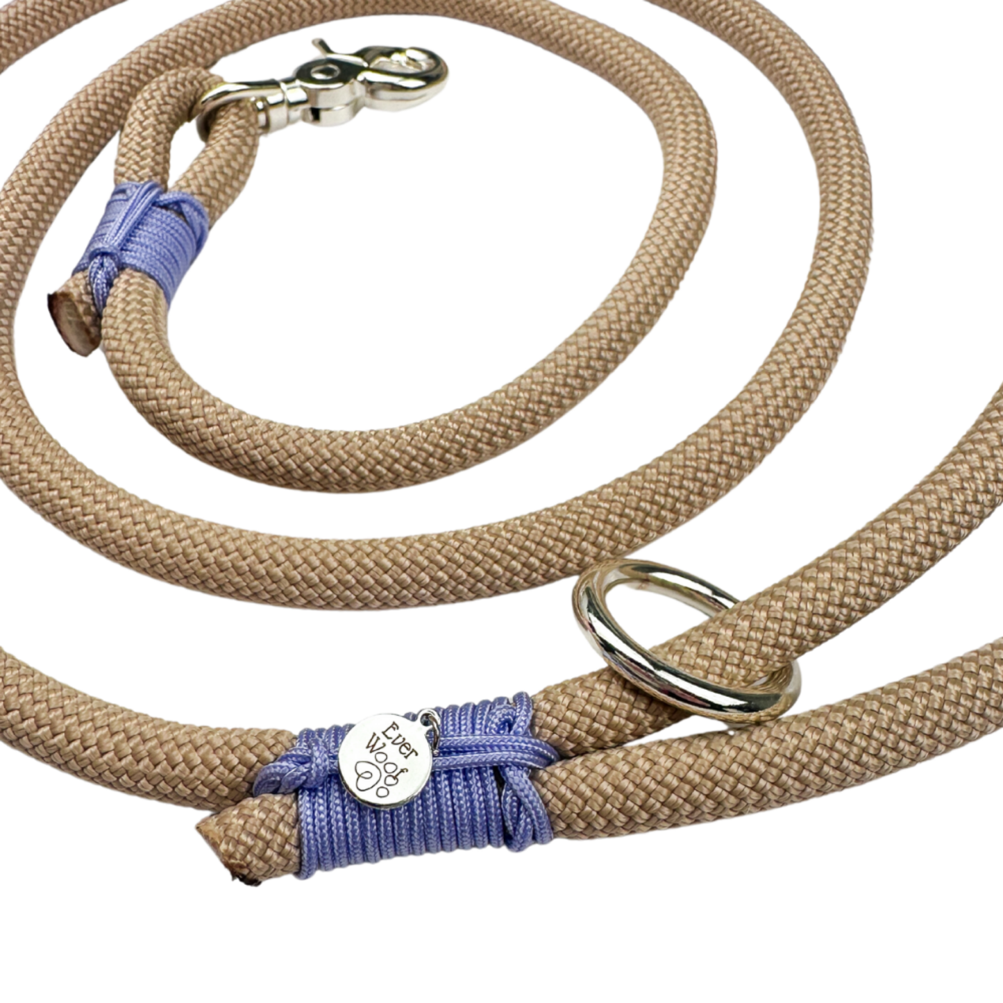 Periwinkle Rope Leash