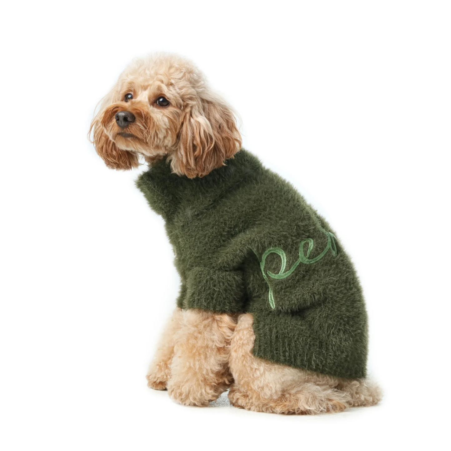 Eskimo Fuzzy Sweater Green