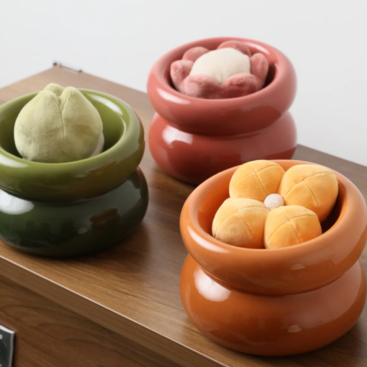 Soufflé Bowl Amber Orange