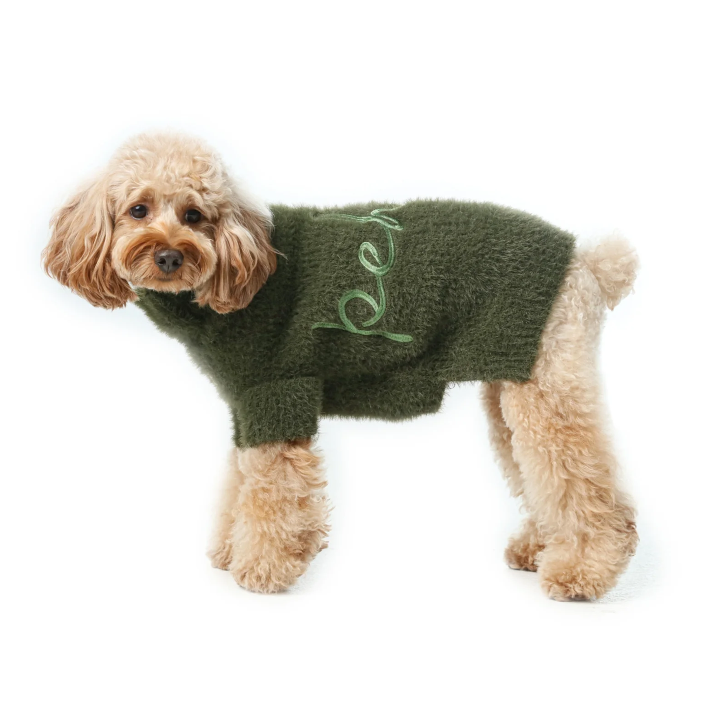 Eskimo Fuzzy Sweater Green