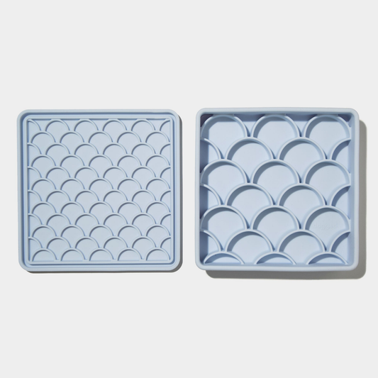 3-in-1 Fish Scale Slow Feeder Bowl