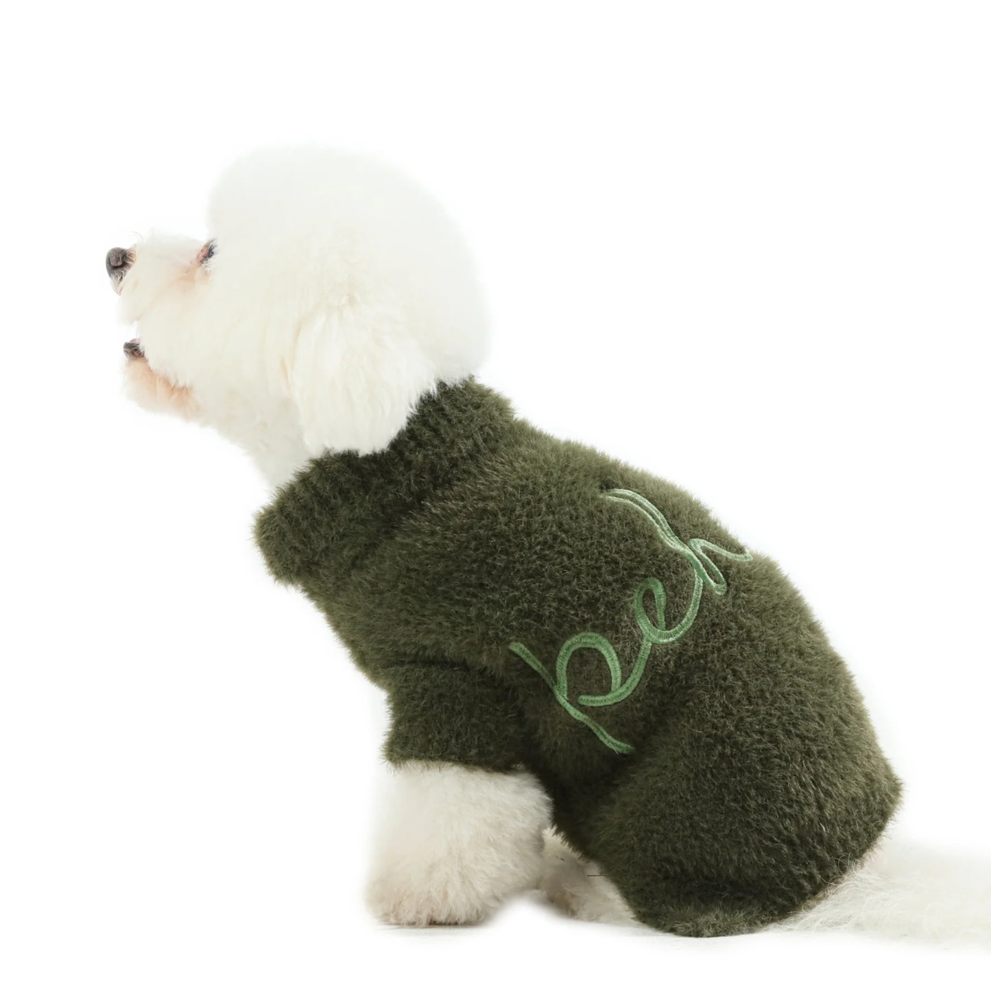Eskimo Fuzzy Sweater Green