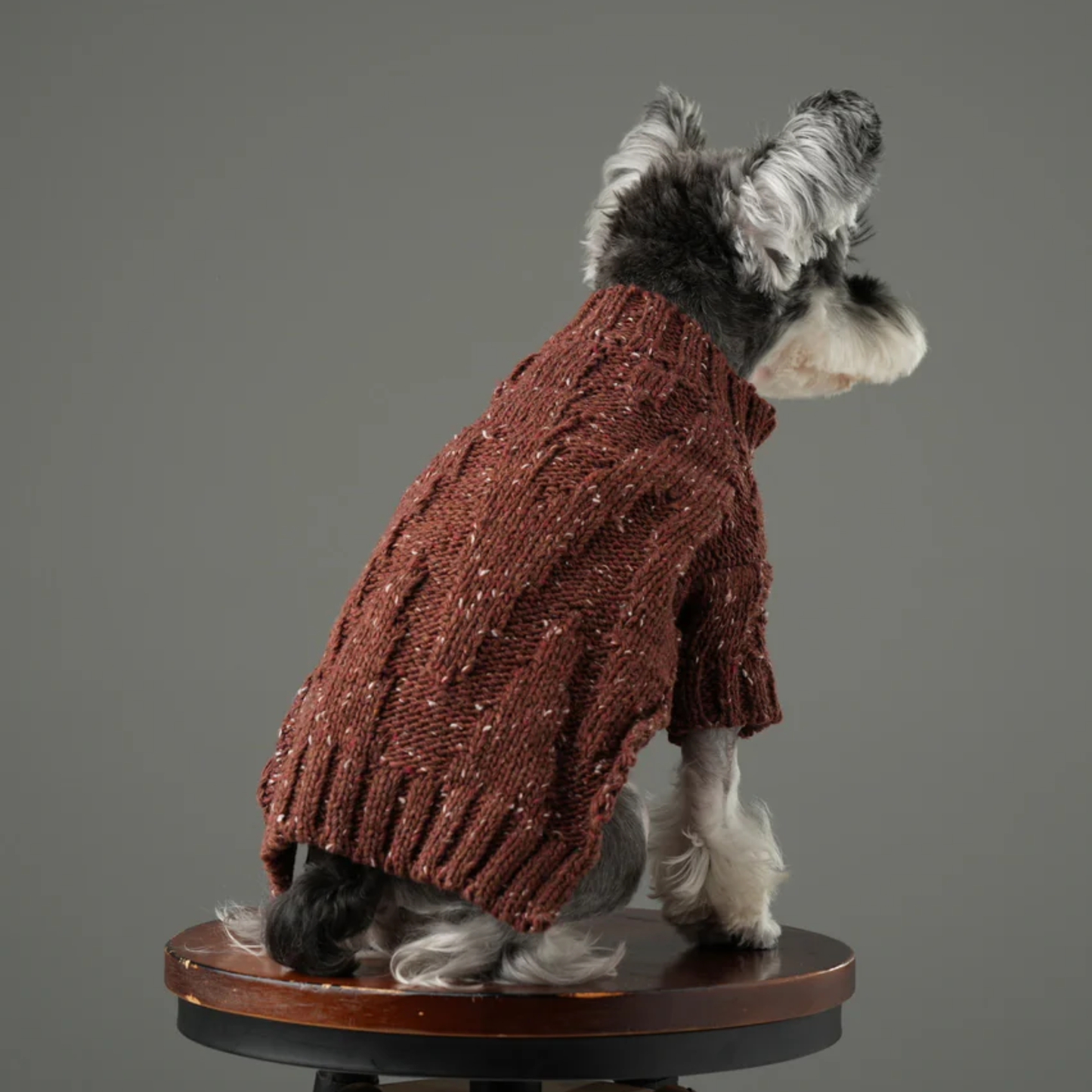 Glacier Pet Sweater Burgundy