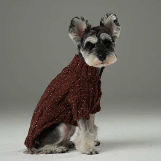 Glacier Pet Sweater Burgundy