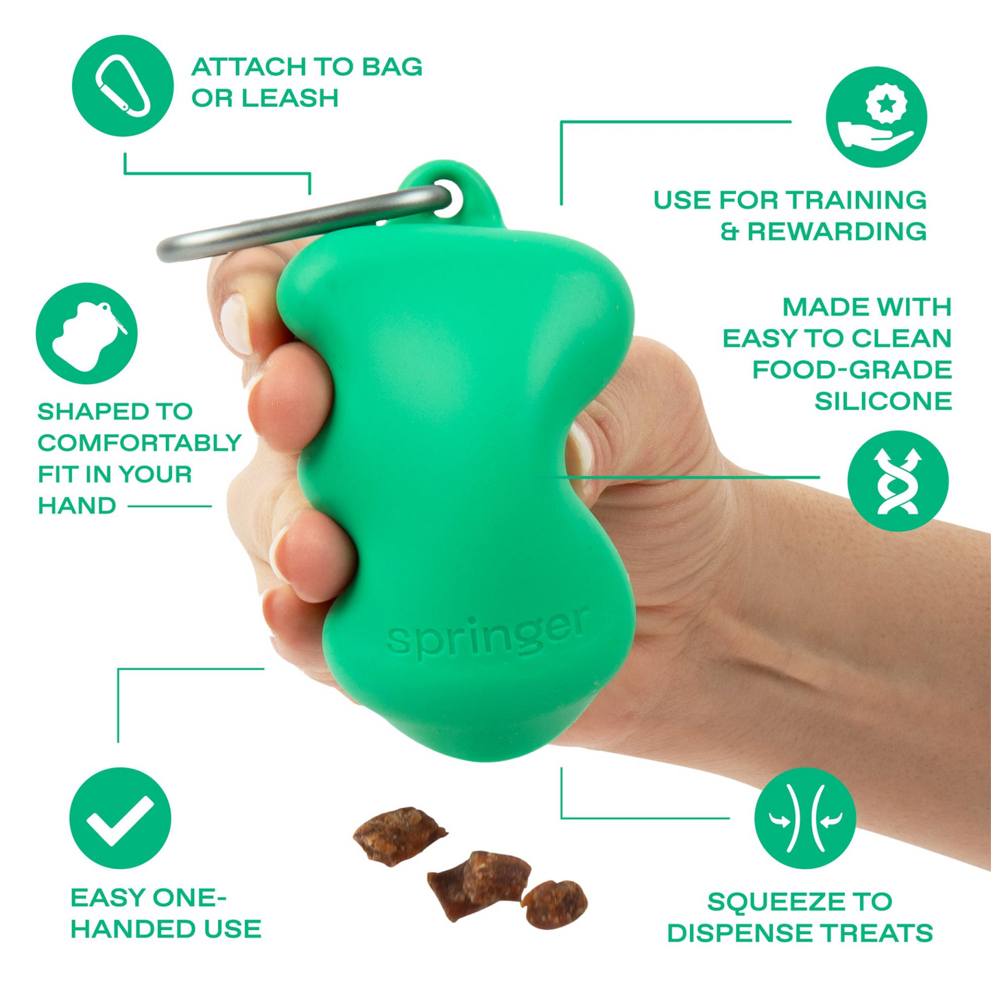 Springer Silicone Dog Treat Dispenser