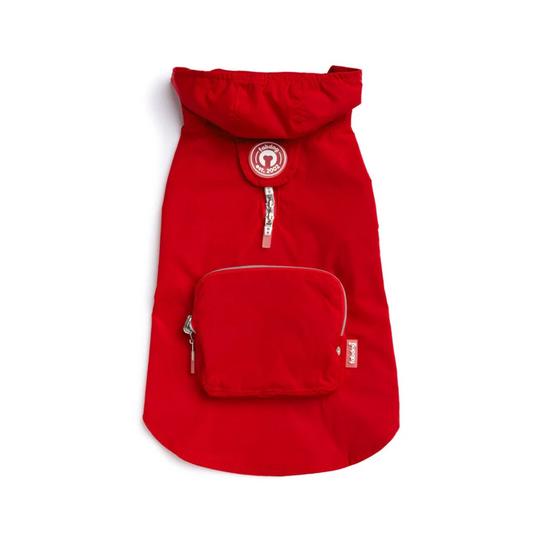 Dog Raincoat Red