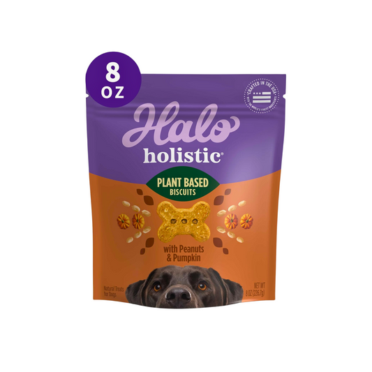 Plant-Based Dog Treats with Peanuts & Pumpkin