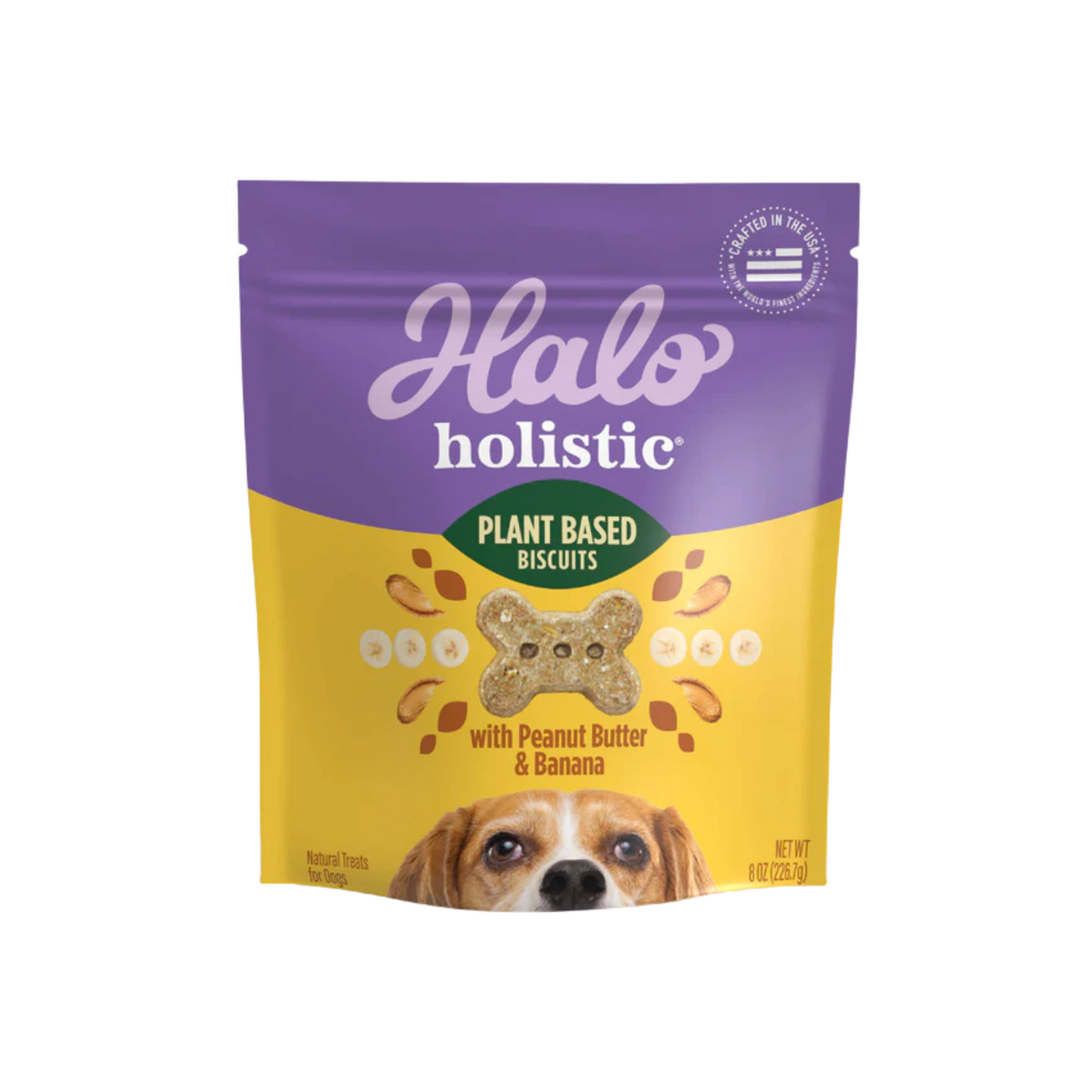 Plant-Based Dog Treats with Peanut Butter & Banana