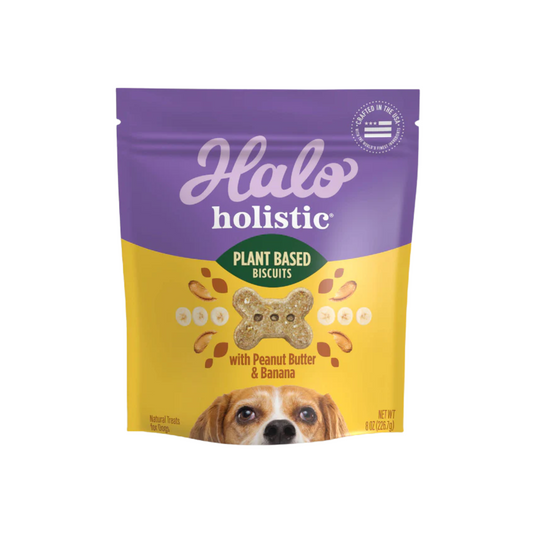 Plant-Based Dog Treats with Peanut Butter & Banana