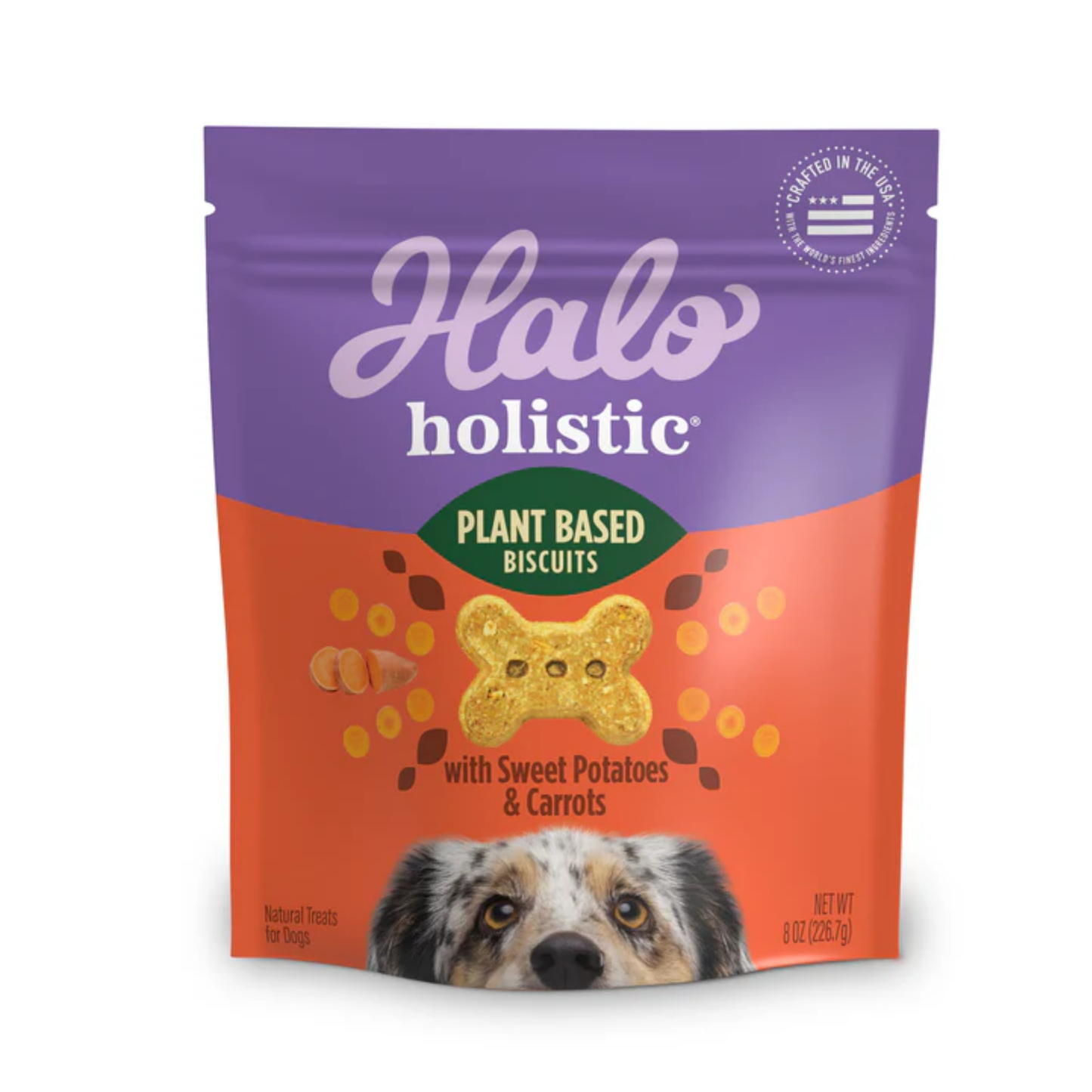 Plant-Based Dog Treats with Sweet Potato & Carrots