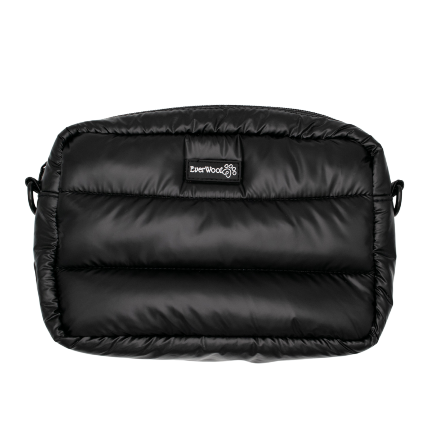 Dog Mom Walkie Bag Puffer Black