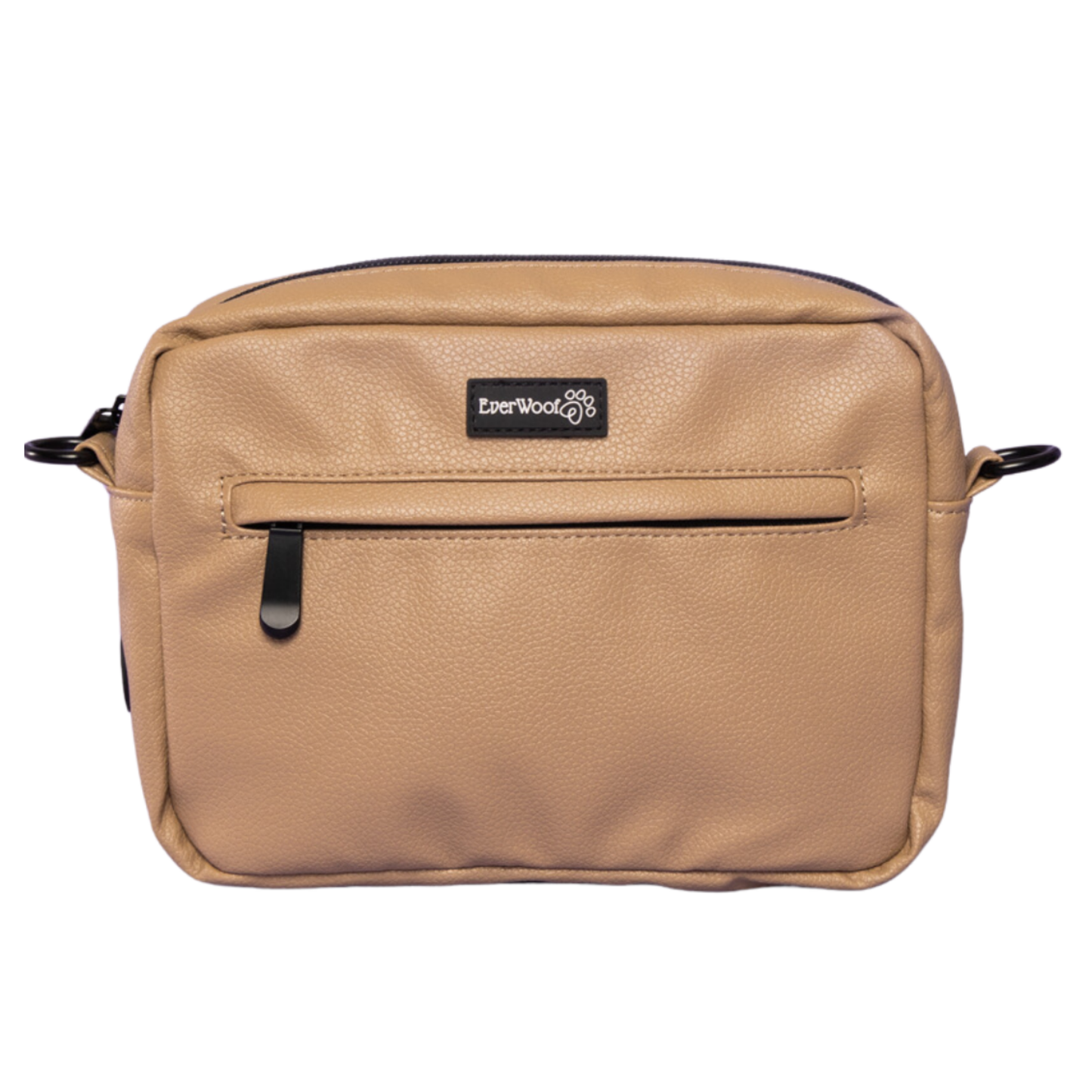 Dog Mom Walkie Bag Leather Nude