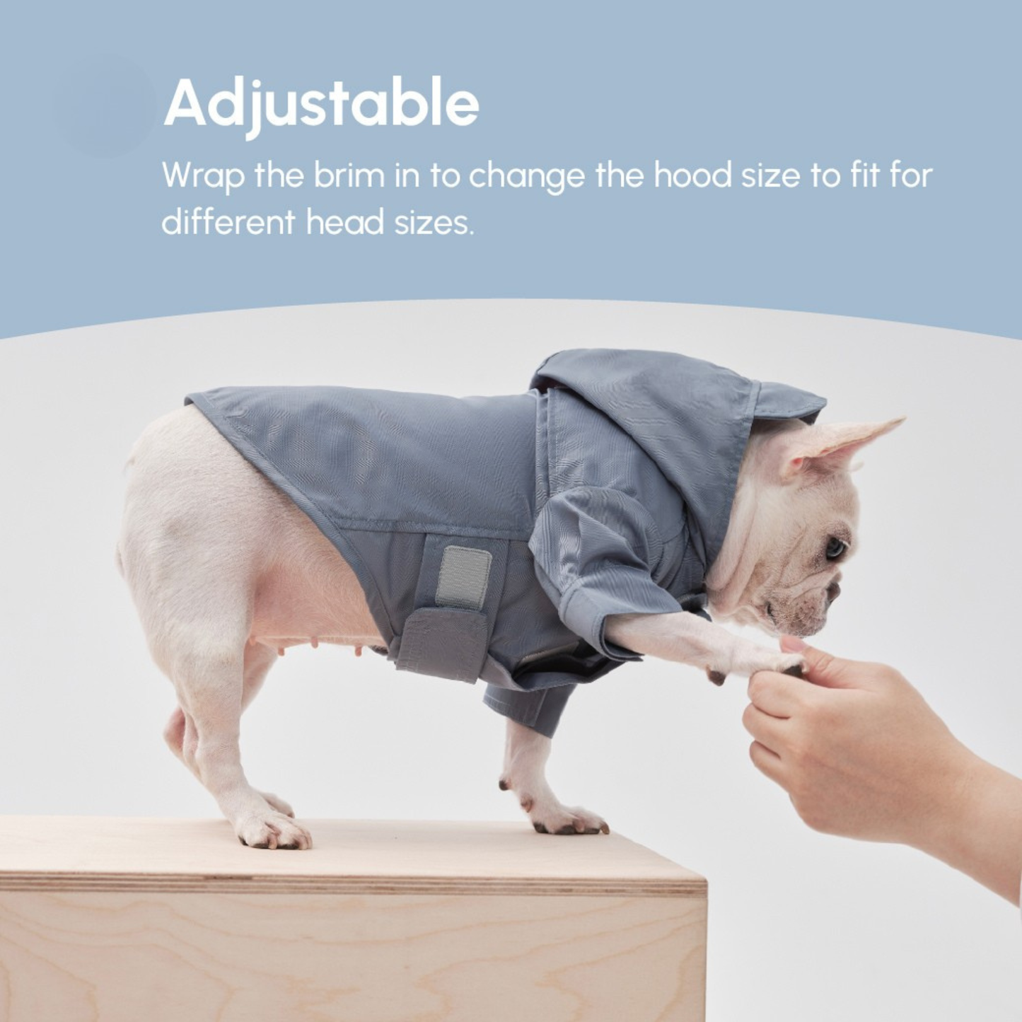 Tribeca Adjustable Raincoat Light Blue