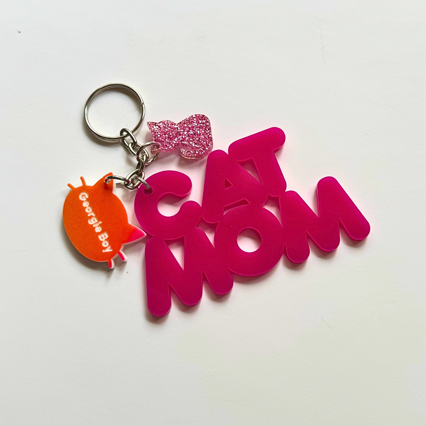 Cat Mom Keychains