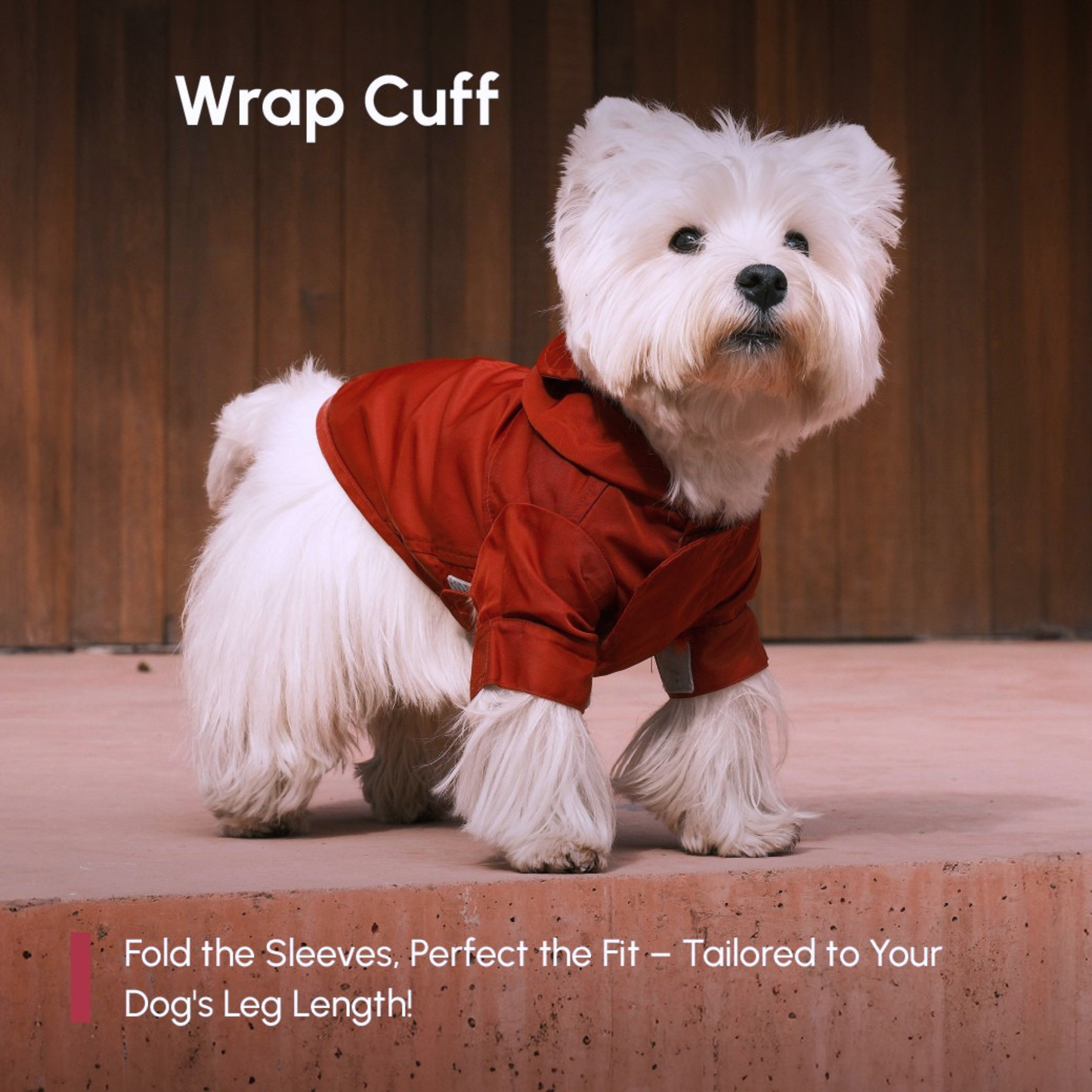 Tribeca Adjustable Raincoat Red