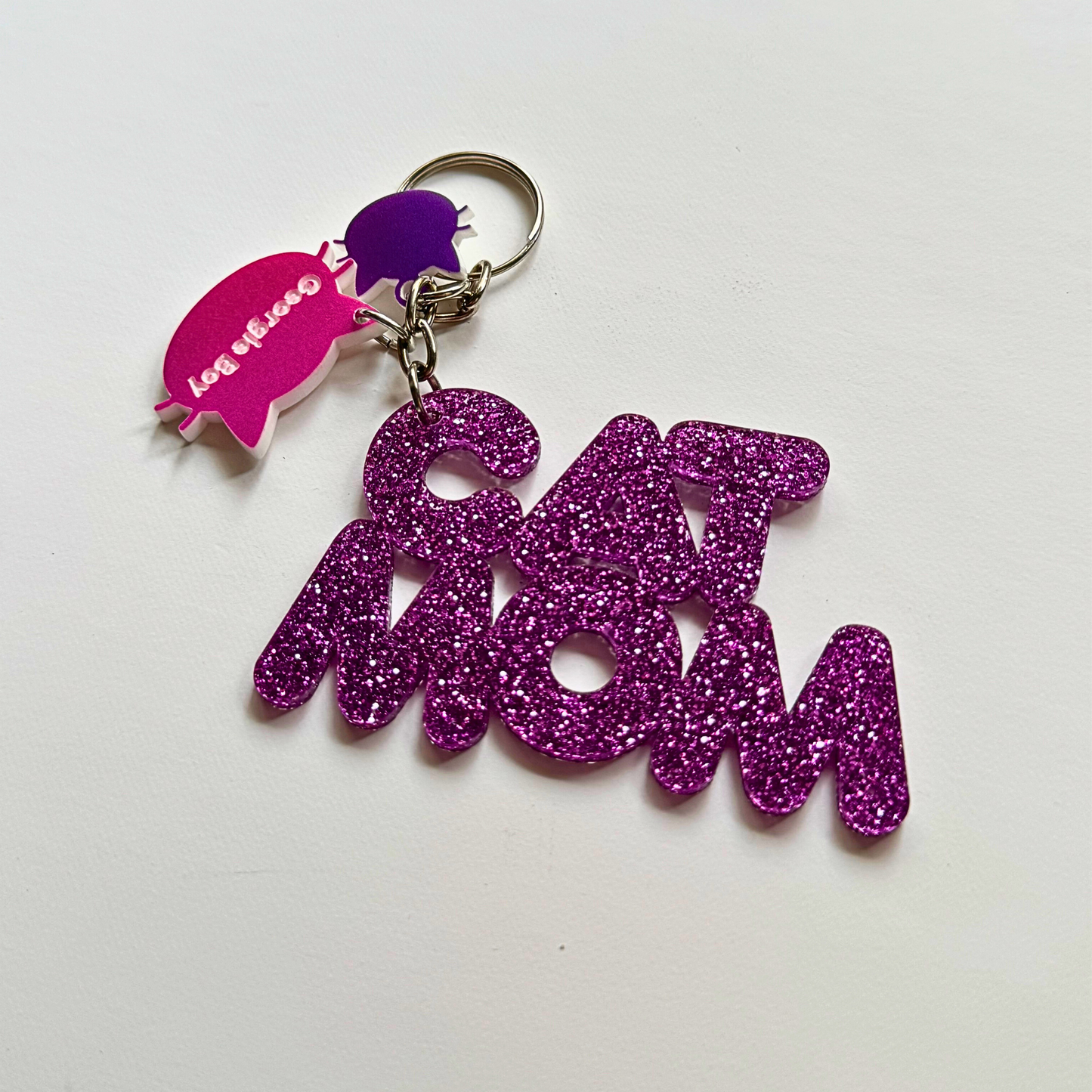 Cat Mom Keychains