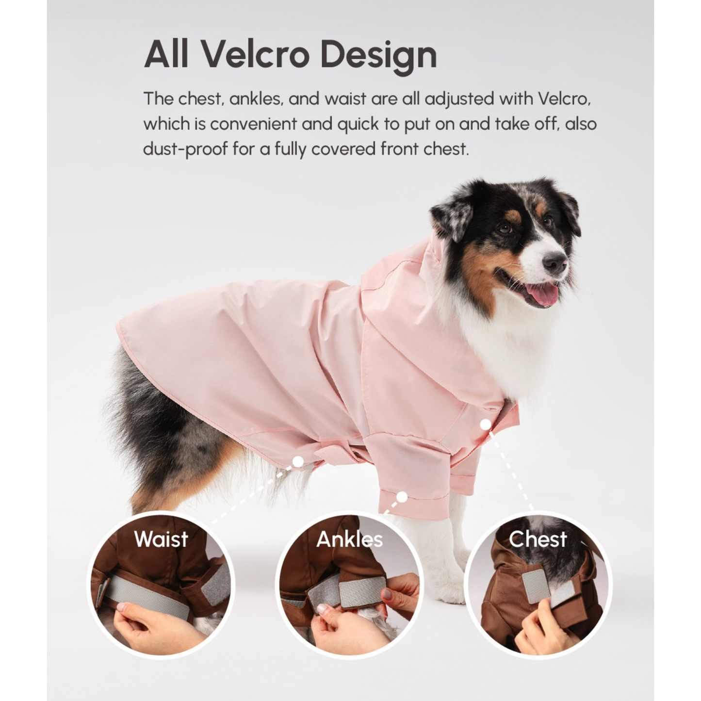 Tribeca Adjustable Raincoat Pink