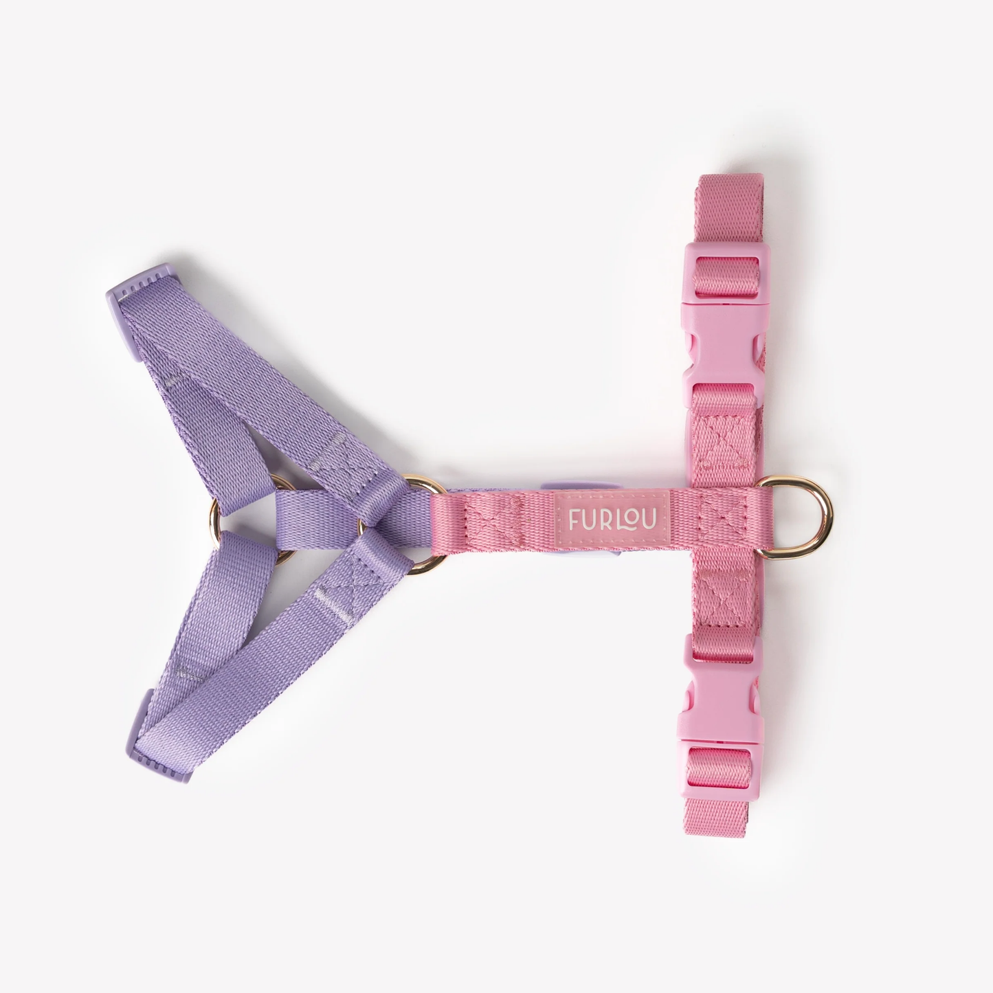 Lavender and Pink Dog Harness