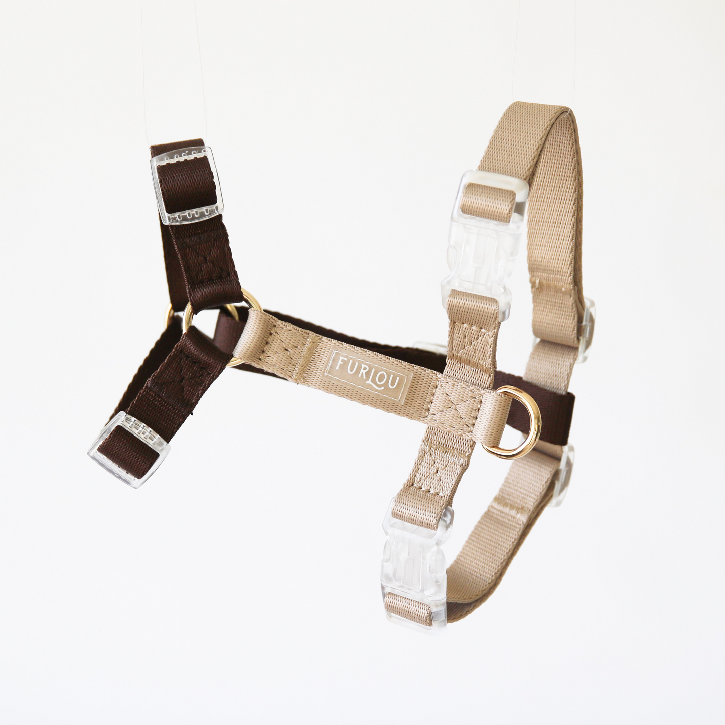Brown and Tan Dog Harness