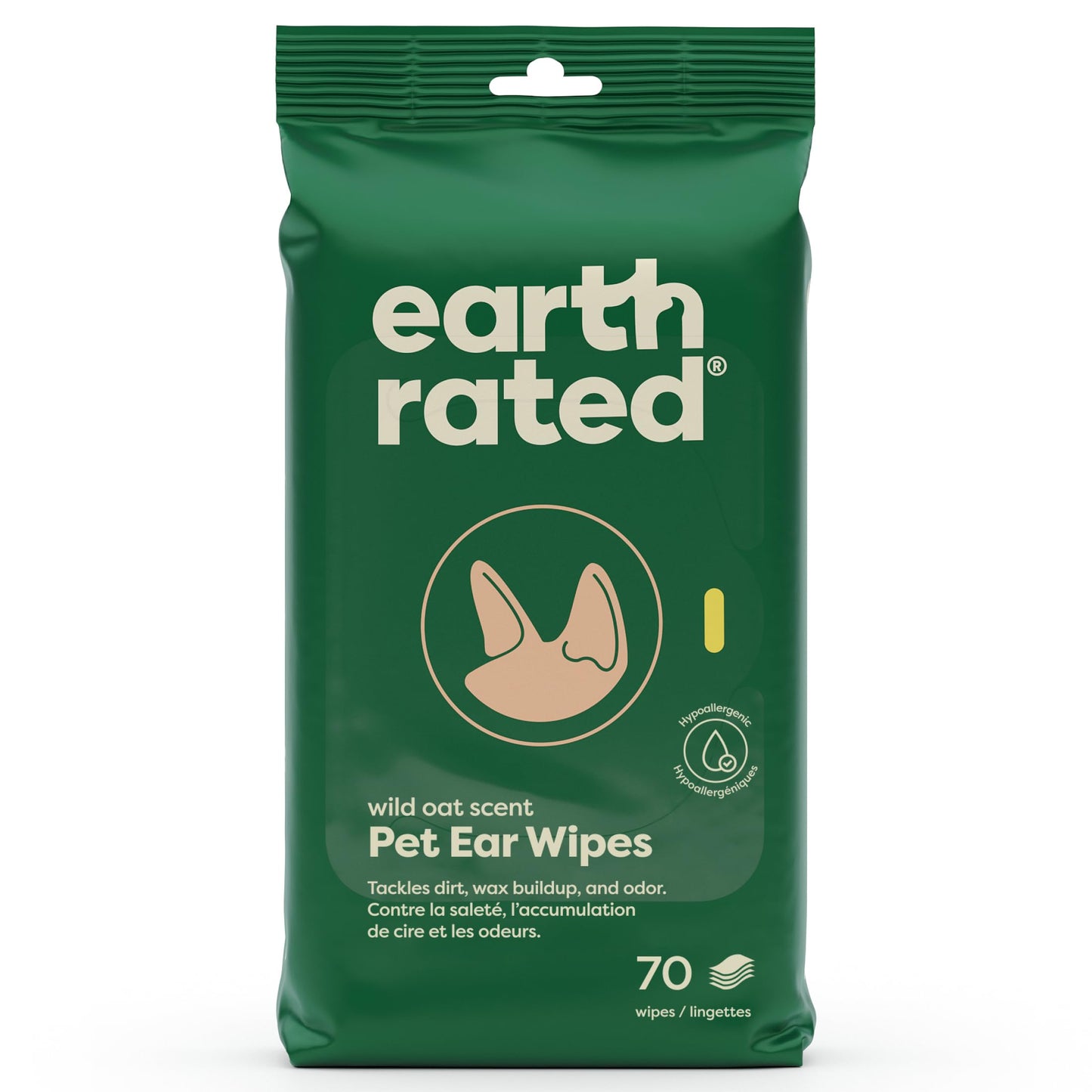 Oatmeal Scent Dog Ear Wipes